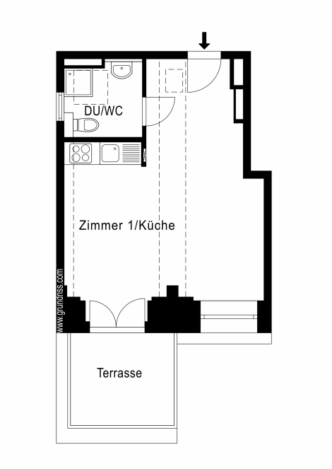 Grundriss WE 108